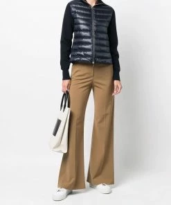 Moncler 'Navy Padded Cotton Cardigan'