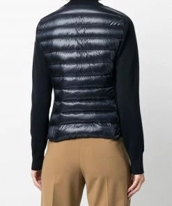 Moncler 'Navy Padded Cotton Cardigan' 15 Moncler 'Navy Padded Cotton Cardigan'