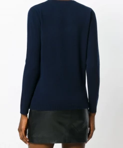 Bella Freud Navy ‘1970’ Signature Cashmere Jumper 24 Bella Freud Navy ‘1970’ Signature Cashmere Jumper