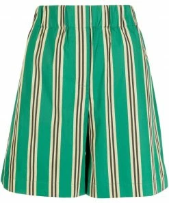 Baum Und Pferdgarten Green 'Neri' Striped Shorts