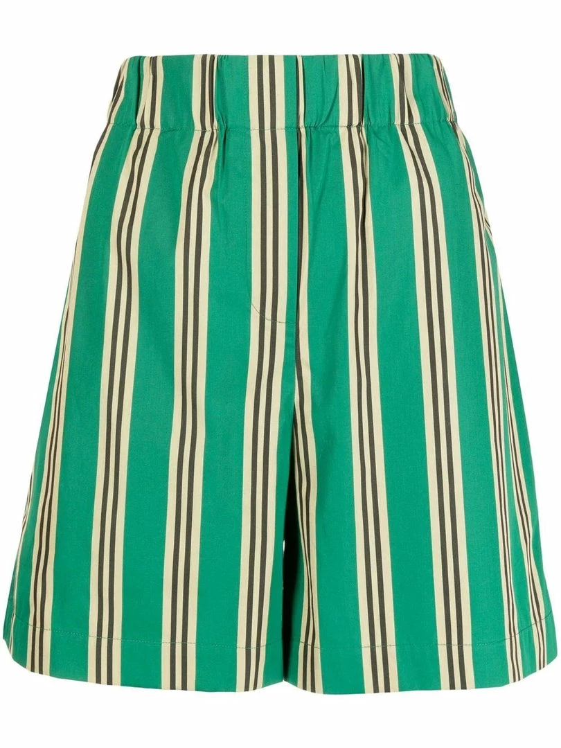 Baum Und Pferdgarten Green 'Neri' Striped Shorts 3 Baum Und Pferdgarten Green 'Neri' Striped Shorts