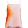 Rabens Saloner Pink 'Ninja' Eclipse Tie Dye Camisole Clothing