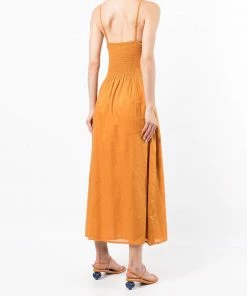 Faithfull The Brand Clothing 'Nolie' Shirred Midi Dress