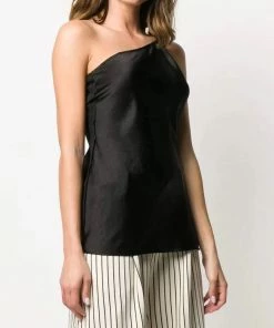 Erika Cavallini ‘One-Shoulder Slim-Fit Top’ Clothing