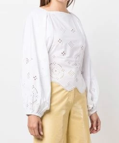 Ganni ‘Open Back Embroidered Blouse’ 30 Ganni ‘Open Back Embroidered Blouse’