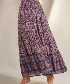 M.A.B.E Clothing ‘Orli’ Floral Maxi Skirt