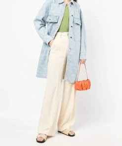 Stella Nova Oversized 'Emmy' Long Denim Shacket Clothing