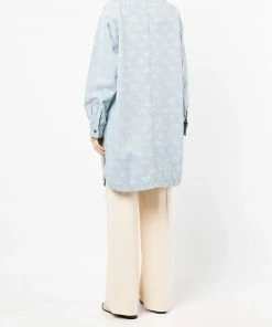 Stella Nova Oversized 'Emmy' Long Denim Shacket Clothing