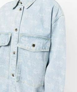 Stella Nova Oversized 'Emmy' Long Denim Shacket Clothing