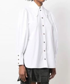Ganni 'Oversized Pointed Collar Shirt' 14 Ganni 'Oversized Pointed Collar Shirt'