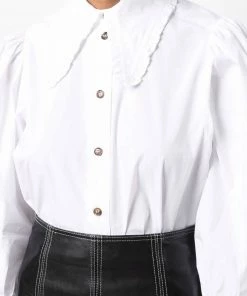 Ganni 'Oversized Pointed Collar Shirt' 16 Ganni 'Oversized Pointed Collar Shirt'