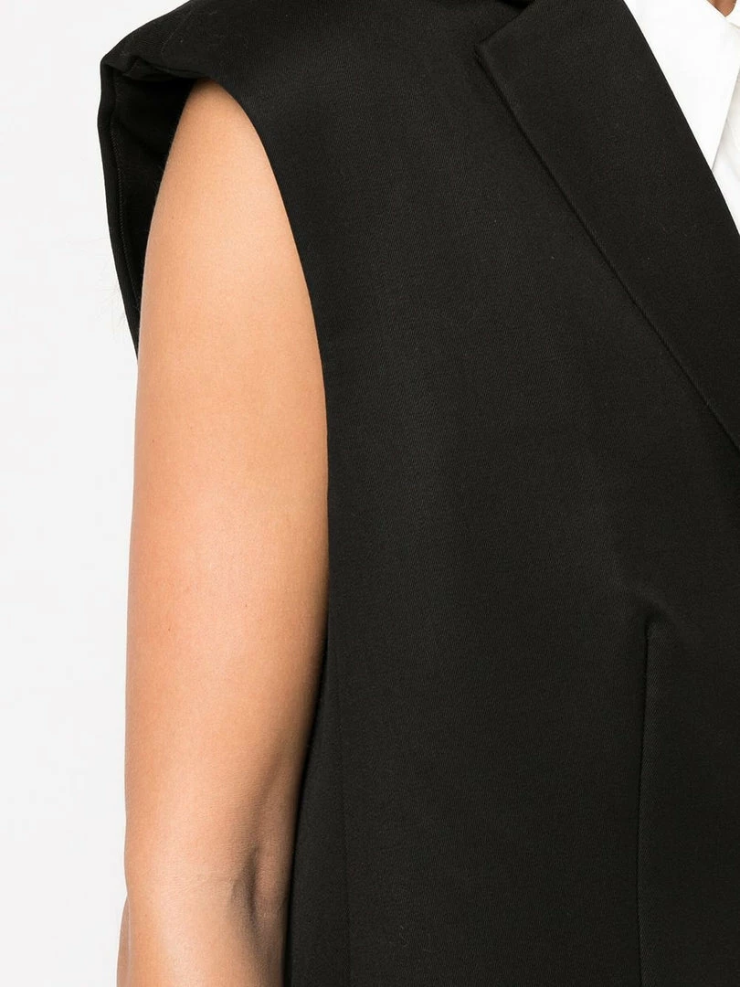 Anine Bing Oversized 'Tay' Wool Sleeveless Blazer New In 7 Anine Bing Oversized 'Tay' Wool Sleeveless Blazer New In