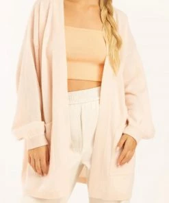 Crush Clothing Oversized ‘Wagga Wagga’ Tie Waist Cardigan