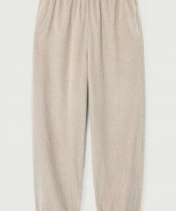 American Vintage Clothing Beige 'Padow' Corduroy Trousers