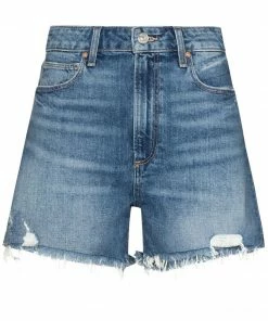 Paige ‘Dani’ High Waist Denim Shorts Clothing