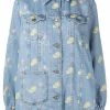 Ganni 'Painted Floral Denim Jacket'