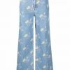 Ganni 'Painted Floral Jeans' 1 Ganni 'Painted Floral Jeans'