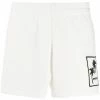 Moncler White 'Palm Tree Detail Shorts' 1 Moncler White 'Palm Tree Detail Shorts'