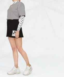 Moncler Black 'Palm Tree Detail Shorts'