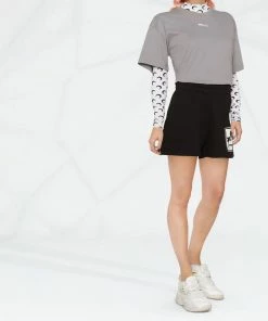 Moncler Black 'Palm Tree Detail Shorts'