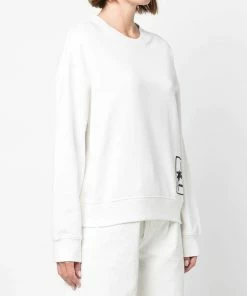 Moncler White 'Palm Tree Detail Sweatshirt' 9 Moncler White 'Palm Tree Detail Sweatshirt'
