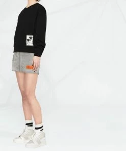 Moncler Black 'Palm Tree Detail Sweatshirt'