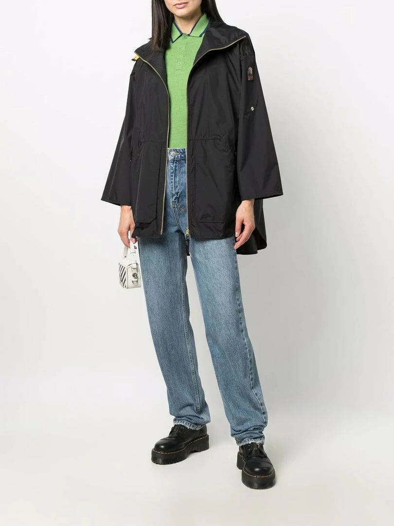 Parajumpers Black 'Hannah' Water Repellent Shacket 9 Parajumpers Black 'Hannah' Water Repellent Shacket