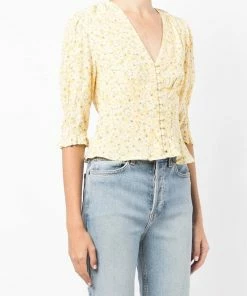 Rixo London 'Payton' Floral Blouse