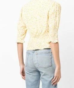 Rixo London 'Payton' Floral Blouse