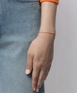 ANNI LU New In Peach 'Asym 22' Beaded Bracelet