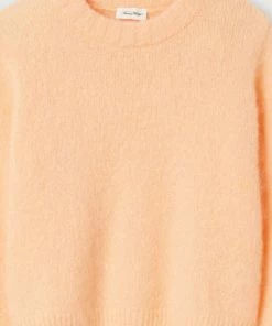 American Vintage Peach 'Pinobery' Knit Sweater New In
