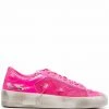Golden Goose 'Pink Distressed Trainers'
