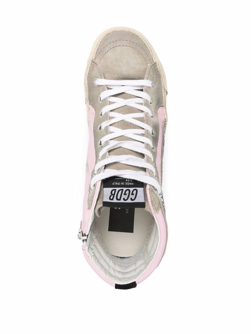 Golden Goose Shoes Pink 'Slide' High Top Trainers 6 Golden Goose Shoes Pink 'Slide' High Top Trainers