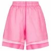 DRIES VAN NOTEN Pink ‘Hanar’ Sheer Shorts Clothing