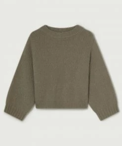 American Vintage Brown ‘Pinobery’ Fitted Jumper Clothing