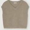 American Vintage Clothing Taupe ‘Pinobery’ Knit Vest