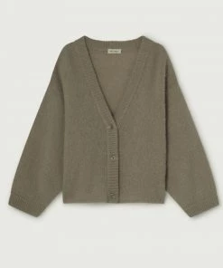 American Vintage Brown ‘Pinobery’ Wide Sleeve Cardigan