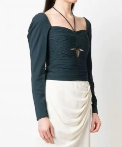 Self Portrait Clothing 'Pleated Tie Neck Top' 9 Self Portrait Clothing 'Pleated Tie Neck Top'