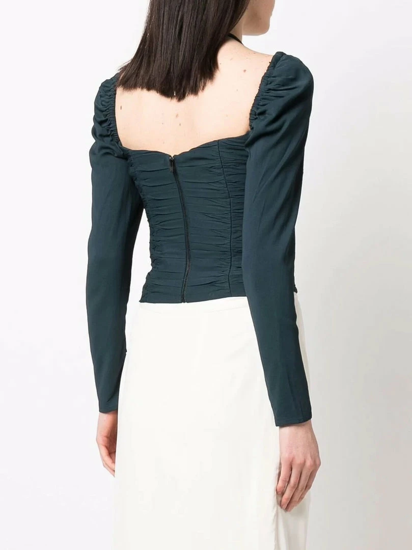 Self Portrait Clothing 'Pleated Tie Neck Top' 6 Self Portrait Clothing 'Pleated Tie Neck Top'