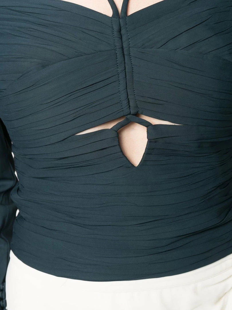 Self Portrait Clothing 'Pleated Tie Neck Top' 7 Self Portrait Clothing 'Pleated Tie Neck Top'