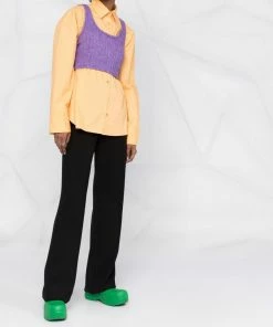 Baum Und Pferdgarten Purple 'Cesya' Cropped Knit Vest Clothing 25 Baum Und Pferdgarten Purple 'Cesya' Cropped Knit Vest Clothing