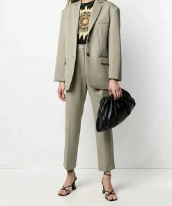 Anine Bing Green ‘Quinn’ Wool Blazer