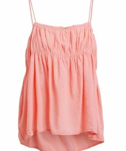 Rabens Saloner Pink ‘Hailey’ Gathered Top