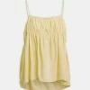 Rabens Saloner Yellow ‘Hailey’ Gathered Top Clothing 1 Rabens Saloner Yellow ‘Hailey’ Gathered Top Clothing