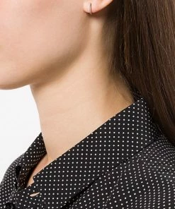 Maria Black Accessories 14kt White Gold 'Rainbow Huggie' Earring