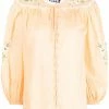 Rixo London 'Ren' Daisy Embroidered Blouse