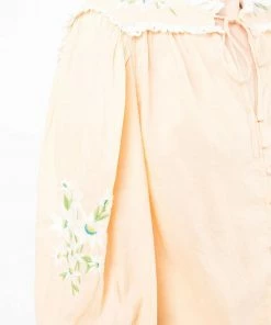 Rixo London 'Ren' Daisy Embroidered Blouse