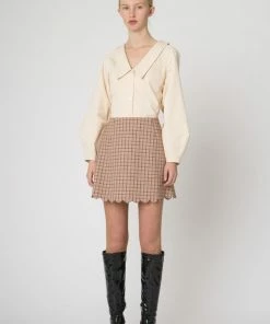 Resume Clothing ‘Geggo’ Check Mini Skirt