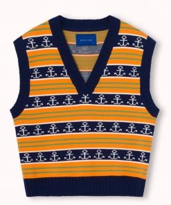Resume Oversized ‘Gordon’ Anchor Knit Vest Clothing