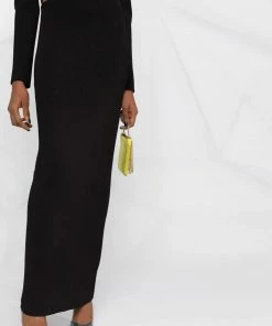 Self Portrait New In 'Ribbed Knit Maxi Skirt'